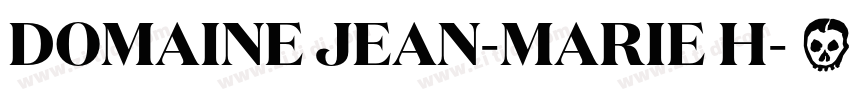 DOMAINE JEAN-MARIE H字体转换